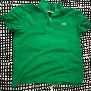 Green Lacoste Polo